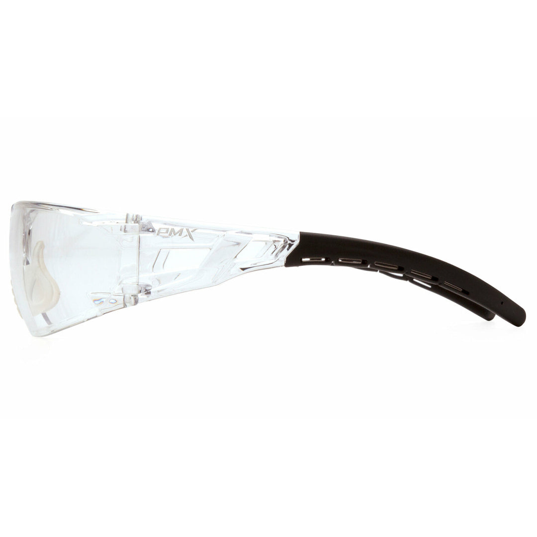 Pyramex SB10210ST Fyxate Clear H2X Anti-Fog Lens with Clear Temples