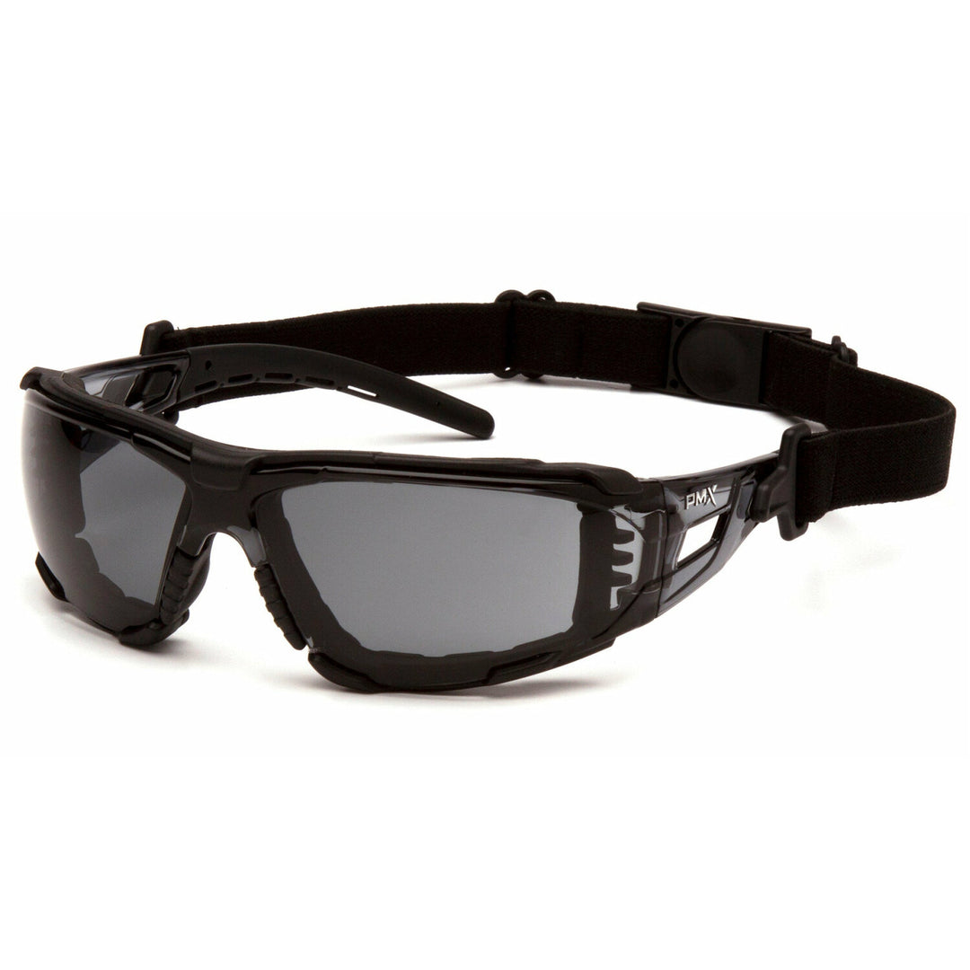 Pyramex SB10220STMFP Pyramex Safety - Fyxate - Black frameGray H2MAX Anti-Fog with Foam Padding