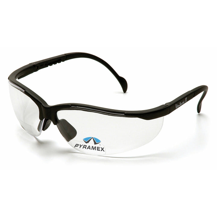 Pyramex SB1810R15T V2 Readers Clear +1.5 H2X Anti-Fog Lens with Black Frame