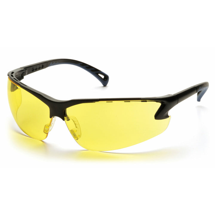 Pyramex SB5730D Venture 3 Amber Lens with Black Frame