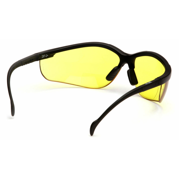 Pyramex SB1830R15 V2 Readers Amber +1.5 Lens with Black Frame