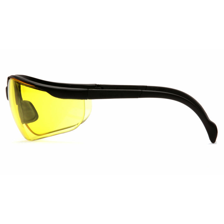 Pyramex SB1830S Venture II Amber Lens with Black Frame