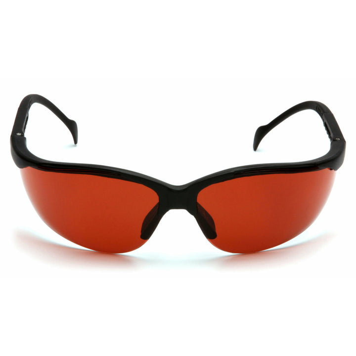 Pyramex SB1835S Venture II Sun Block Bronze Lens with Black Frame