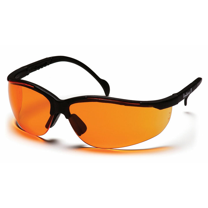 Pyramex SB1840S Venture II Orange Lens with Black Frame