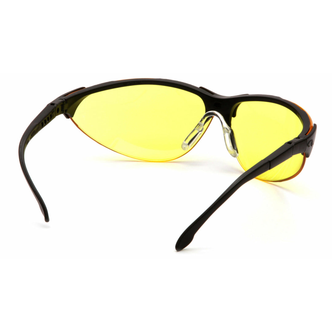 Pyramex SB2830S Rendezvous Amber Lens with Black Frame