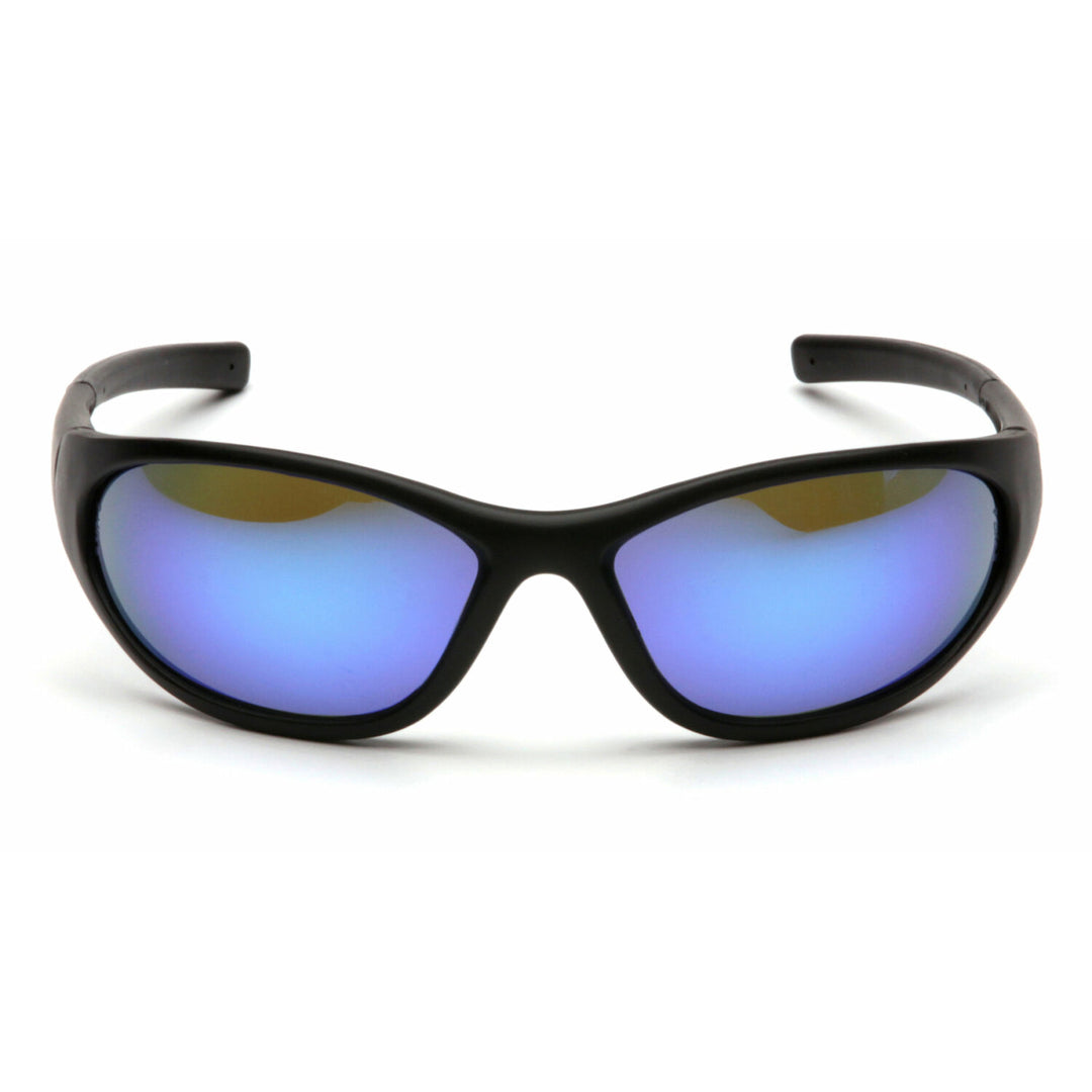 Pyramex SB3365E Zone II - Ice Blue Mirror Lens with Matte Black Frame