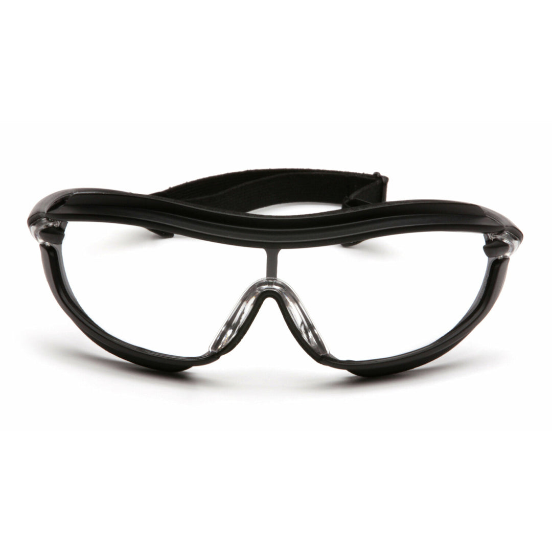Pyramex SB4610STP XS3 Plus Clear Anti-Fog Lens with Black Frame