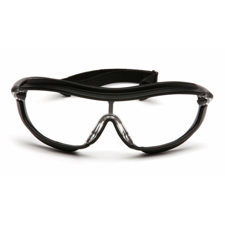 Pyramex SB4610STP XS3 Plus Clear Anti-Fog Lens with Black Frame