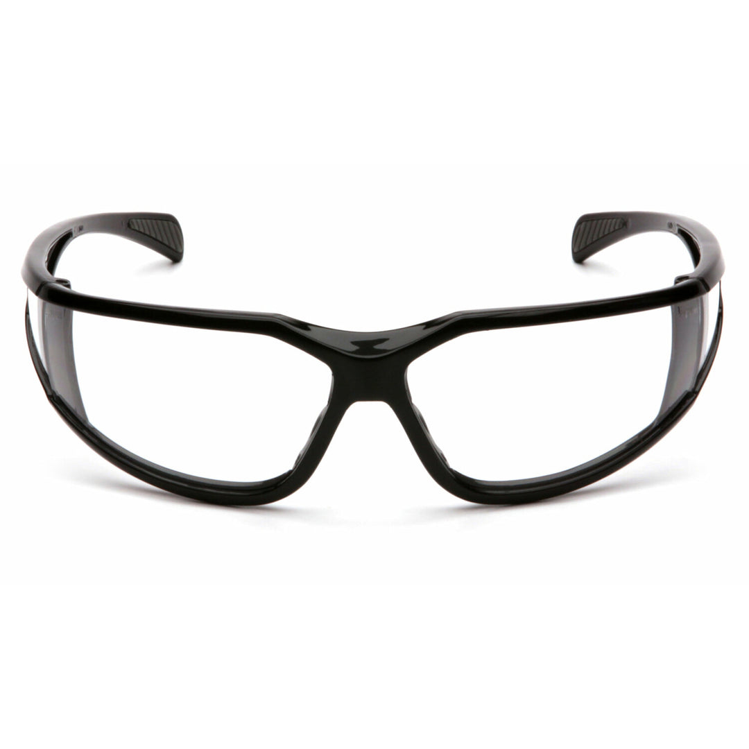 Pyramex SB5110DT Exeter Clear Anti-Fog Lens with Black Frame