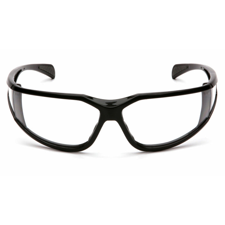 Pyramex SB5110DT Exeter Clear Anti-Fog Lens with Black Frame