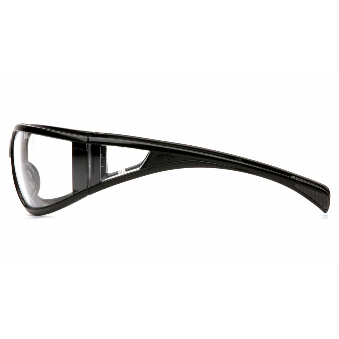 Pyramex SB5110DT Exeter Clear Anti-Fog Lens with Black Frame