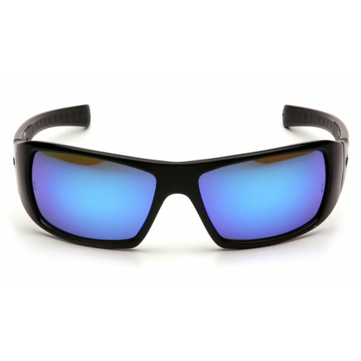 Pyramex SB5665D Ice Blue Mirror Lens with Black Frame