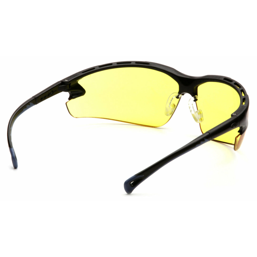 Pyramex SB5730D Venture 3 Amber Lens with Black Frame
