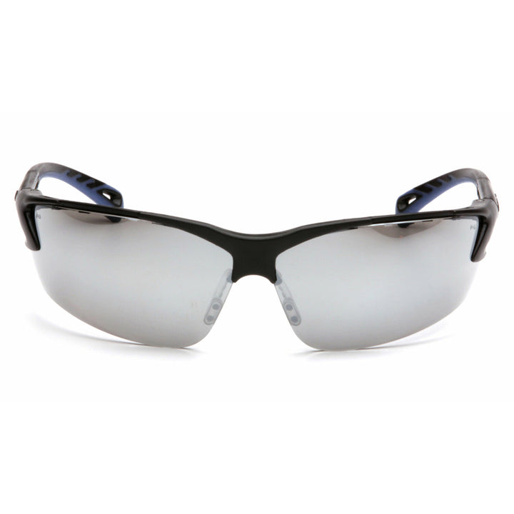 Pyramex SB5770D Venture 3 Silver Mirror Lens with Black Frame