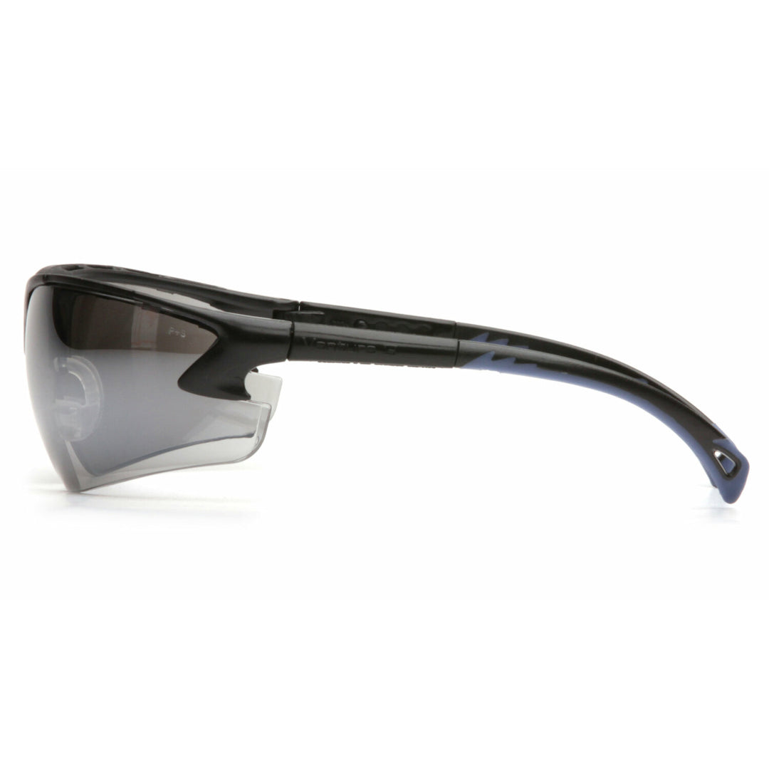 Pyramex SB5770D Venture 3 Silver Mirror Lens with Black Frame