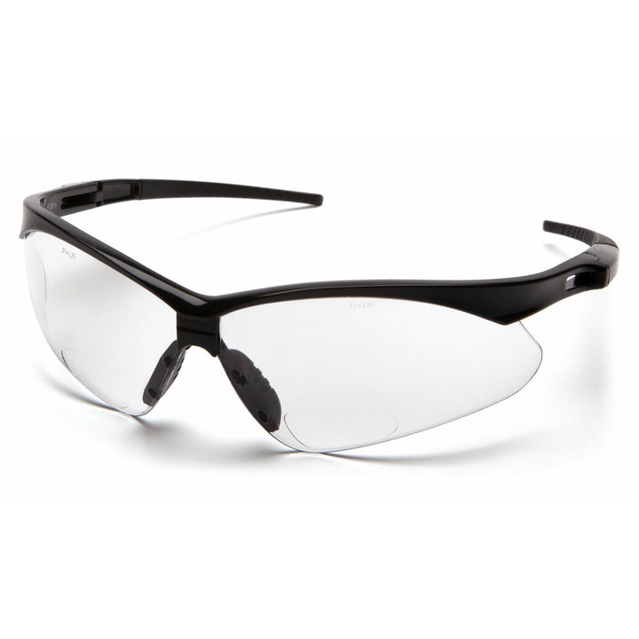 Pyramex SB6310SPR15 Pmxtreme Clear +1.5 Reader Lens with Black Frame and Cord