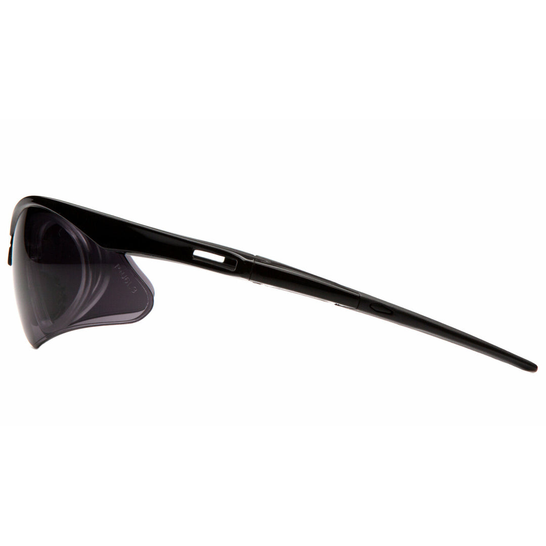 Pyramex SB6320STRX PMXTREME Gray Anti-Fog Lens with Black Frame and Cord