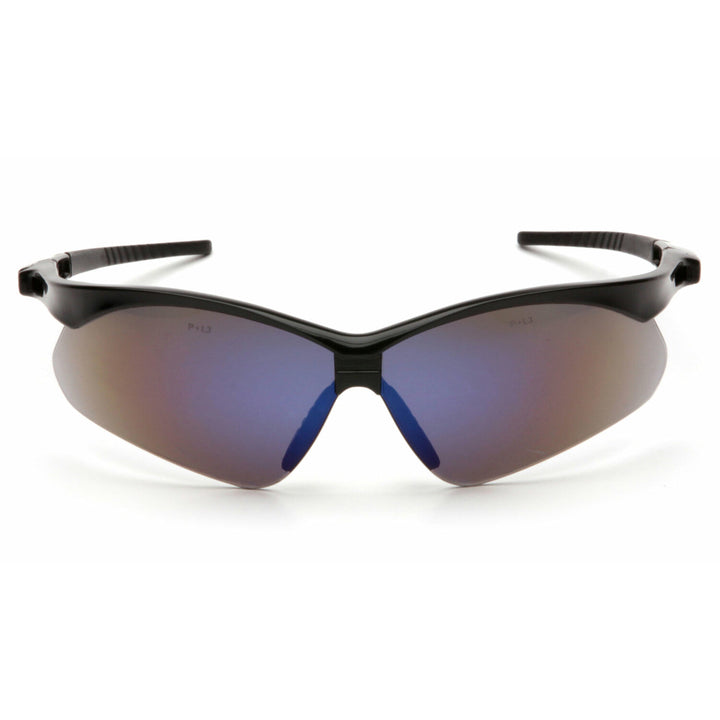 Pyramex SB6375SP PMXTREME Blue Mirror Lens with Black Frame and Cord