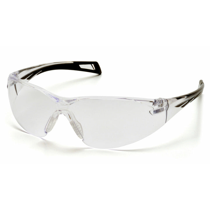 Pyramex SB7110ST Clear H2X Anti-Fog Lens with Black Temples