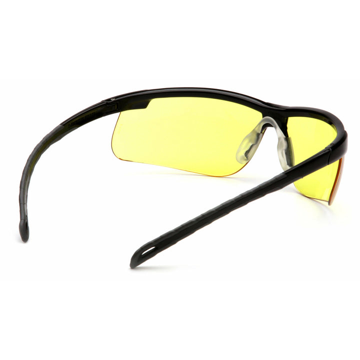 Pyramex SB8630D Ever-Lite Amber Lens with Black Frame