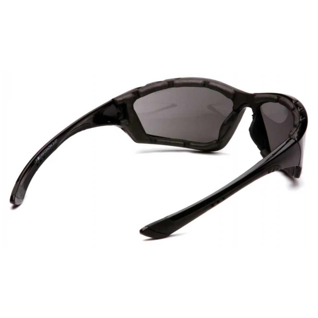 Pyramex SB8720DTP Gray Anti-Fog Lens with Padded Black Frame