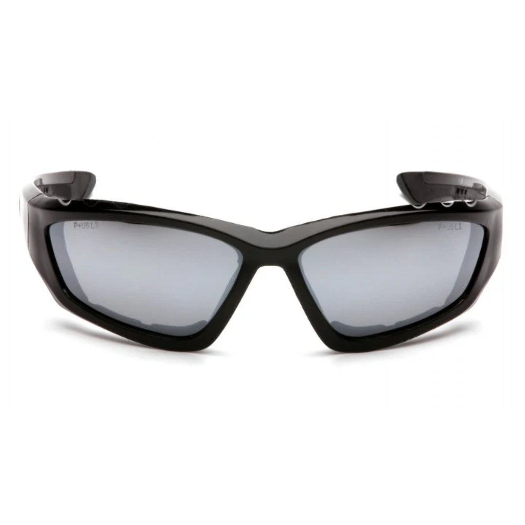 Pyramex SB8770DP Pyramex Safety - Accurist - Black Padded Frame/Silver Mirror Lens