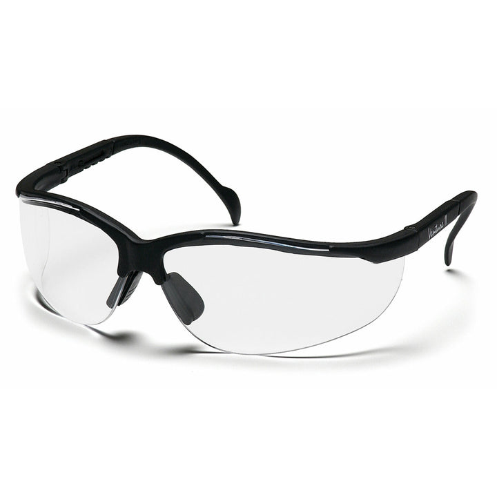 Pyramex SB1810ST Venture II Clear H2X Anti-Fog Lens with Black Frame