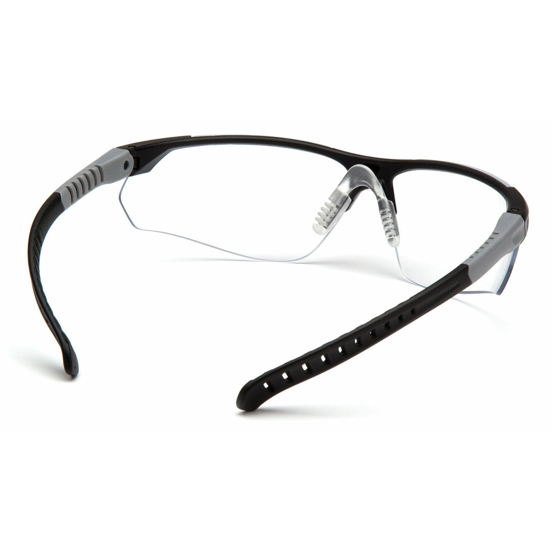 Pyramex SBG10110DTM Sitecore - Clear H2MAX Anti-Fog Lens with Black and Gray Temples
