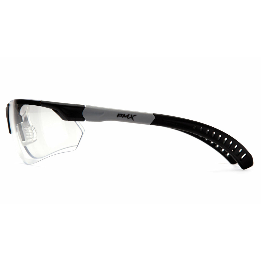 Pyramex SBG10110D Sitecore -  Clear Lens with Black and Gray Temples