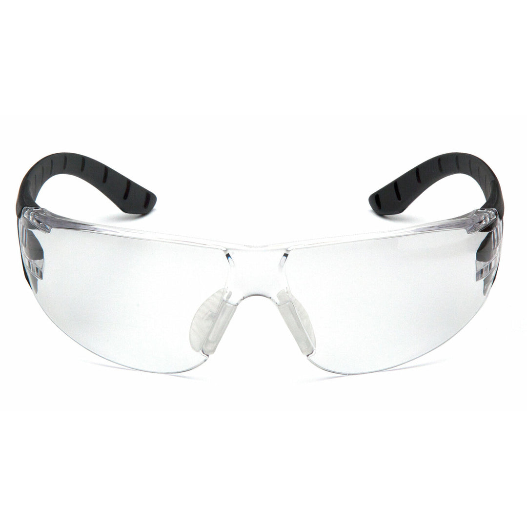 Pyramex SBG9610S Endeavor Plus Clear Lens with Black and Gray Temples