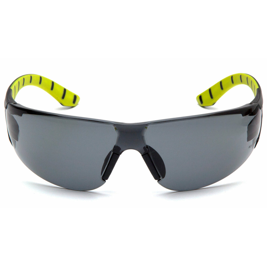 Pyramex SBGR9620S Endeavor Plus Gray Lens with Black and Green Temples