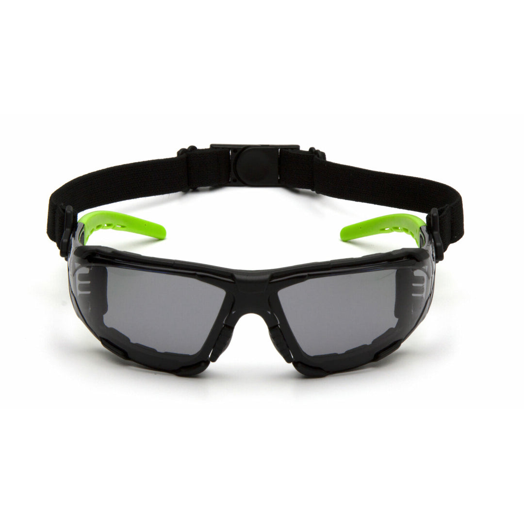 Pyramex SBL10220STMFP Gray H2MAX Anti-Fog Lens with Lime Temples