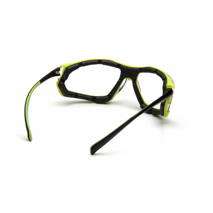 Pyramex SBL9310STM Proximity Clear H2MAX Anti-Fog Lens with Black/Lime Frame
