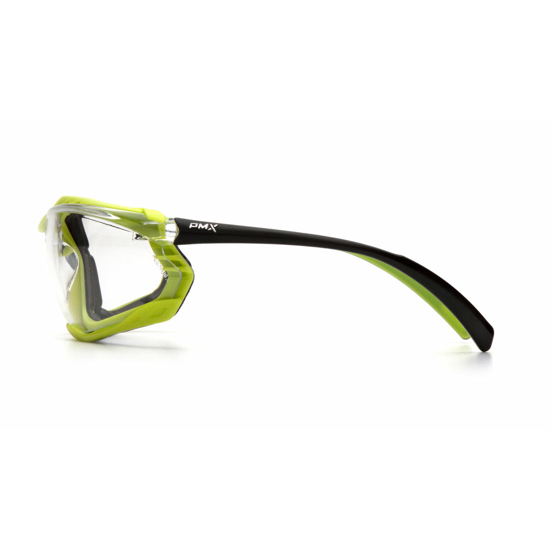 Pyramex SBL9310STM Proximity Clear H2MAX Anti-Fog Lens with Black/Lime Frame