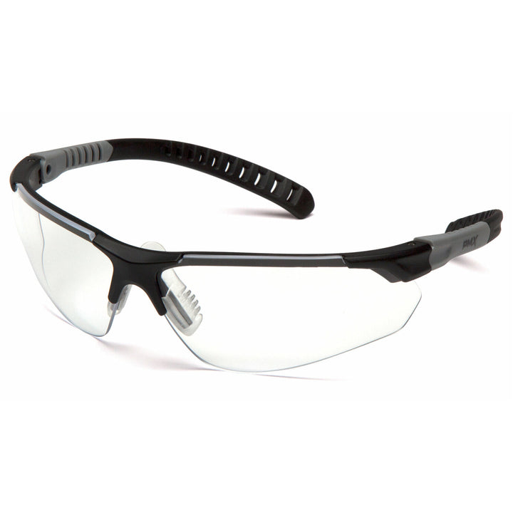 Pyramex SBG10110D Sitecore -  Clear Lens with Black and Gray Temples