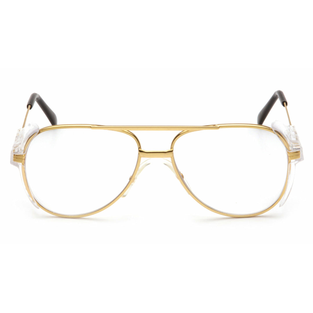 Pyramex SG310A Pathfinder - Gold Metal Frame/Clear Lens