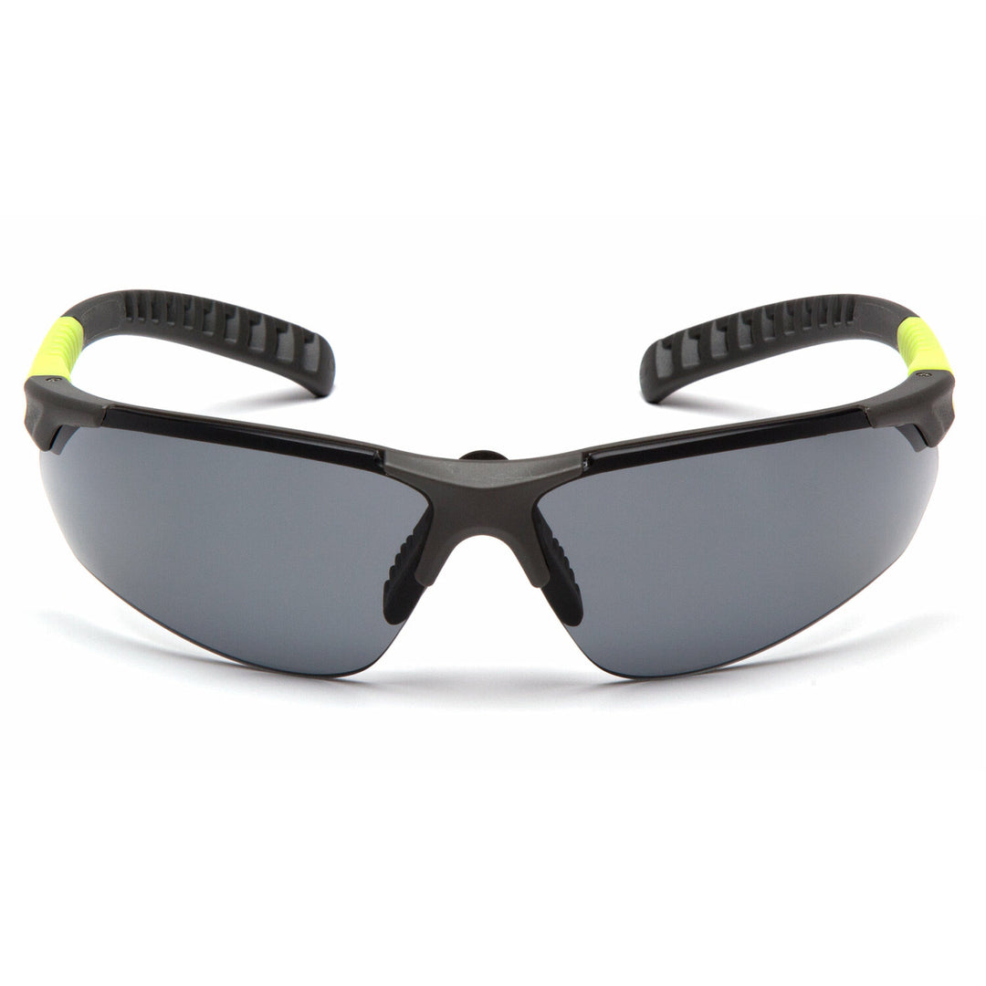 Pyramex SGL10120DTM Sitecore - Gray H2MAX Anti-Fog Lens with Gray and Lime Temples