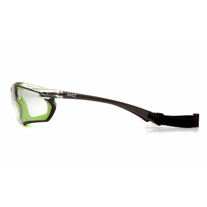 Pyramex SGL10610DT Pyramex Safety - Gray-lime frame / clear H2X anti-fog lens