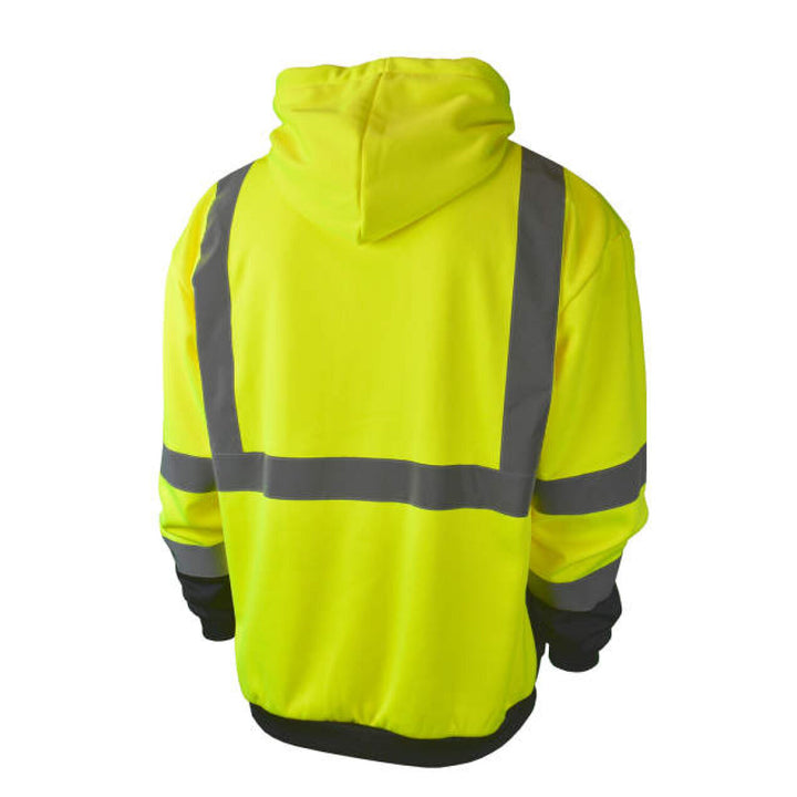 Radians SJ02B-3 Class 3 Color Blocked Hooded Pullover Sweatshirt