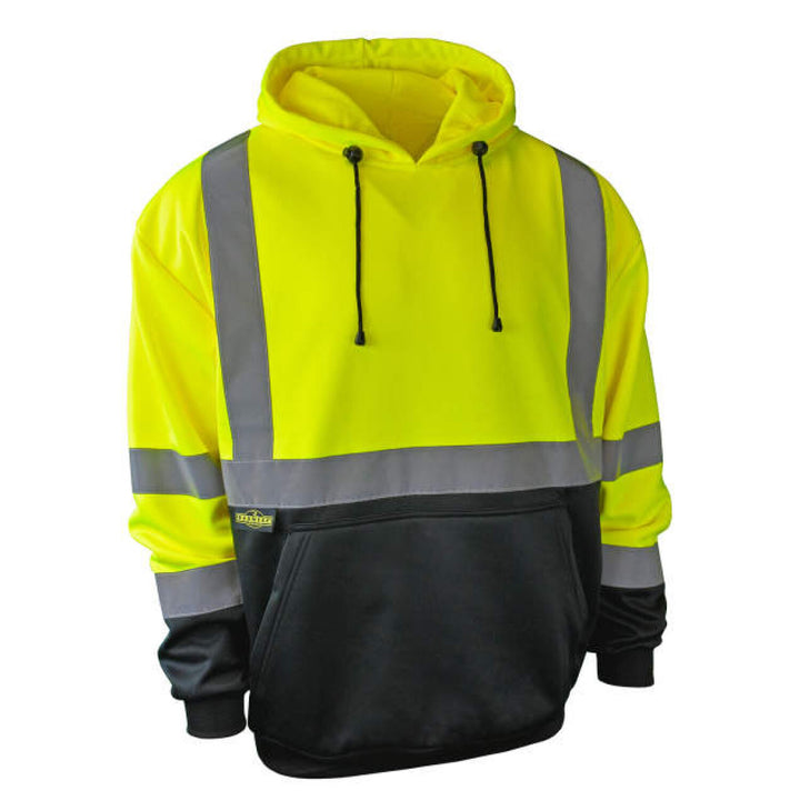 Radians SJ02B-3 Class 3 Color Blocked Hooded Pullover Sweatshirt