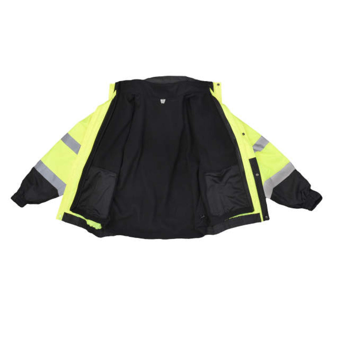 Radians SJ320 3-in-1 Durable Ripstop Bomber Jacket with Color Blocking - Green