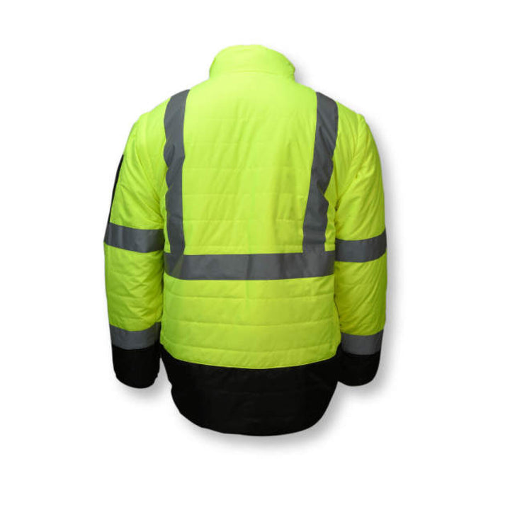 Radians SJ510 Quilted Reversible Four-in-One Jacket with Zip-Off Sleeves