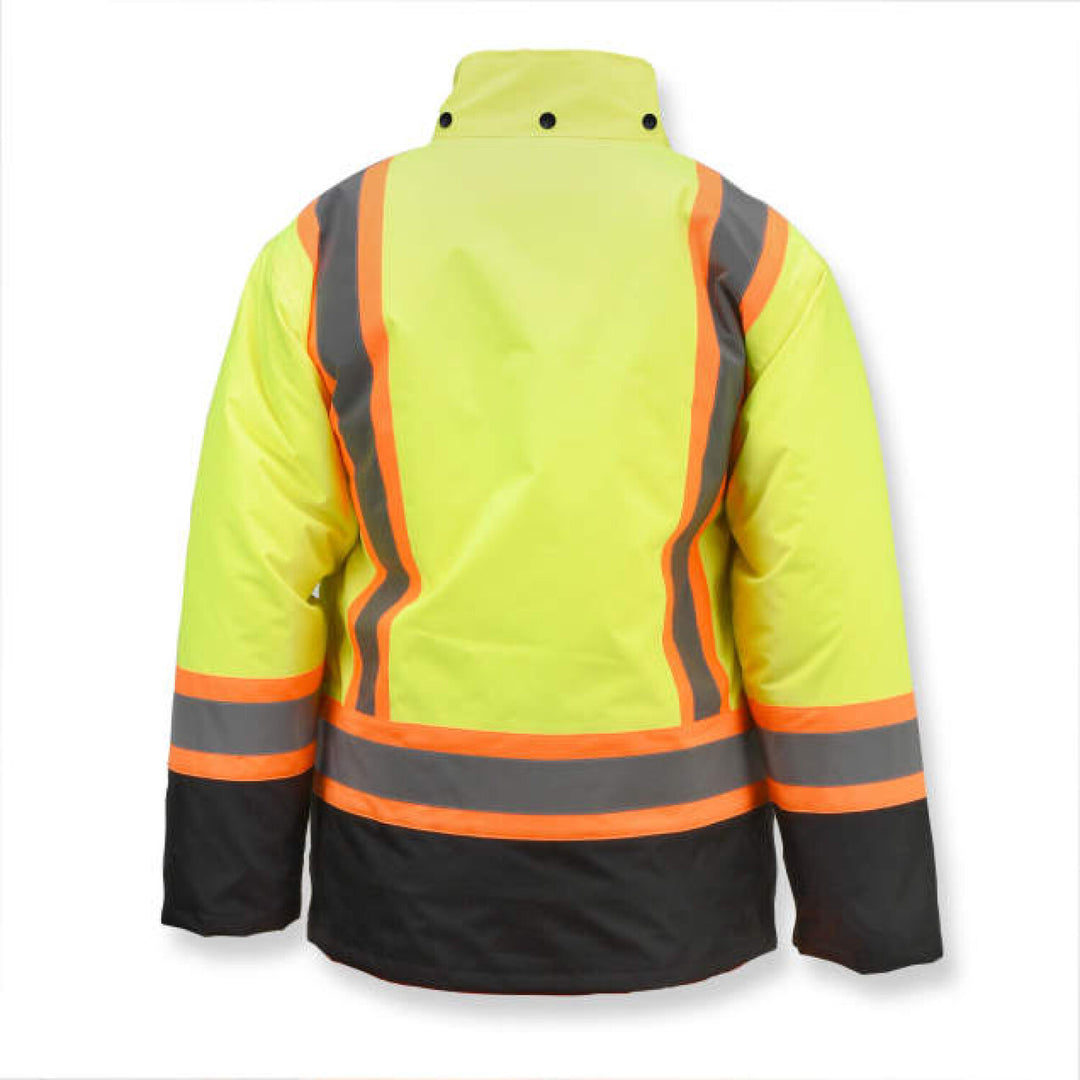 Radians SJ610B Weatherproof Parka with Zip-Out Reversible Bomber Jacket - Green