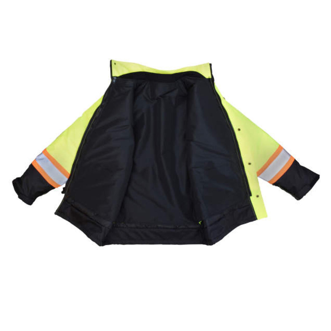 Radians SJ610B Weatherproof Parka with Zip-Out Reversible Bomber Jacket - Green