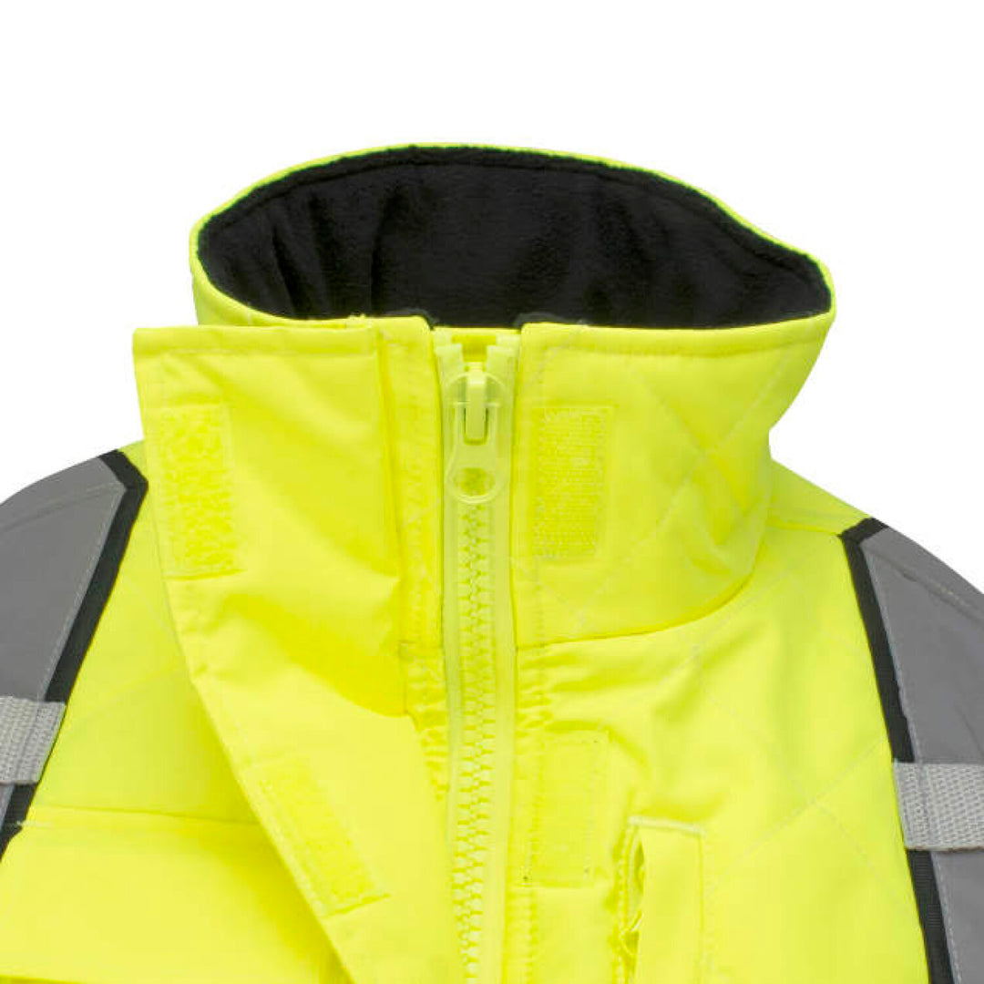 Radians SJ930-3ZGW Women's Class 3 Quilted Bomber Jacket