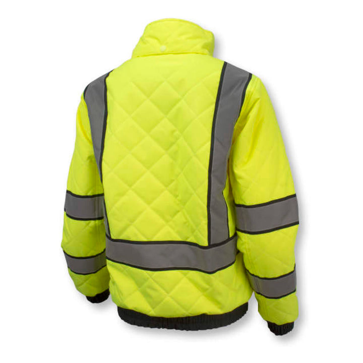 Radians SJ930-3ZGW Women's Class 3 Quilted Bomber Jacket