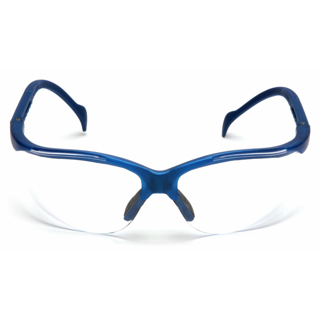 Pyramex SMB1810S Venture II Clear Lens with Metallic Blue Frame