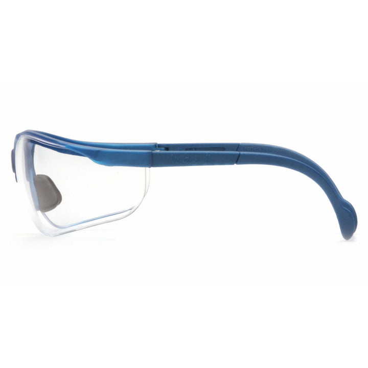 Pyramex SMB1810S Venture II Clear Lens with Metallic Blue Frame