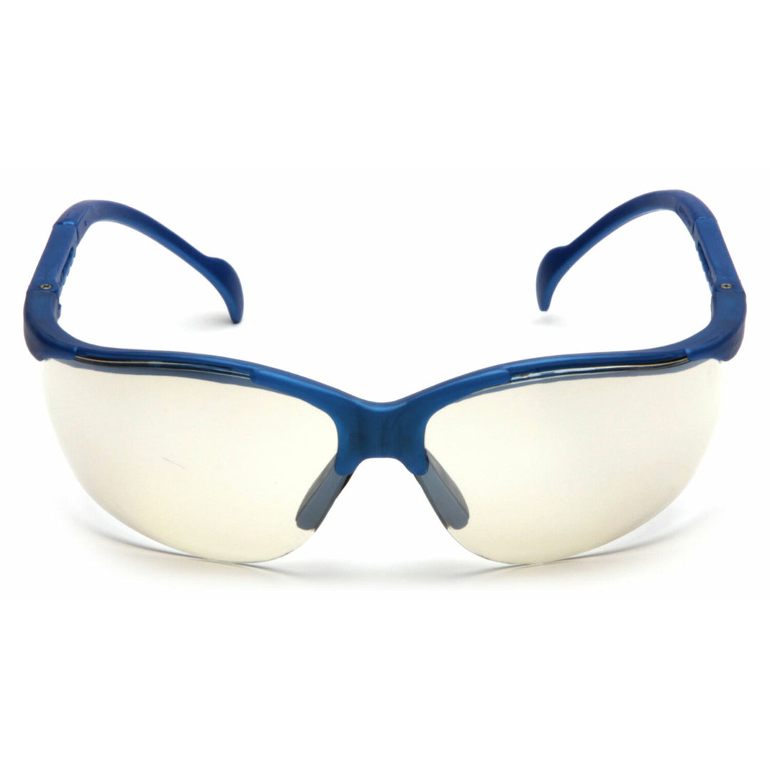 Pyramex SMB1880S Venture II Indoor/Outdoor Mirror Lens with Metallic Blue Frame