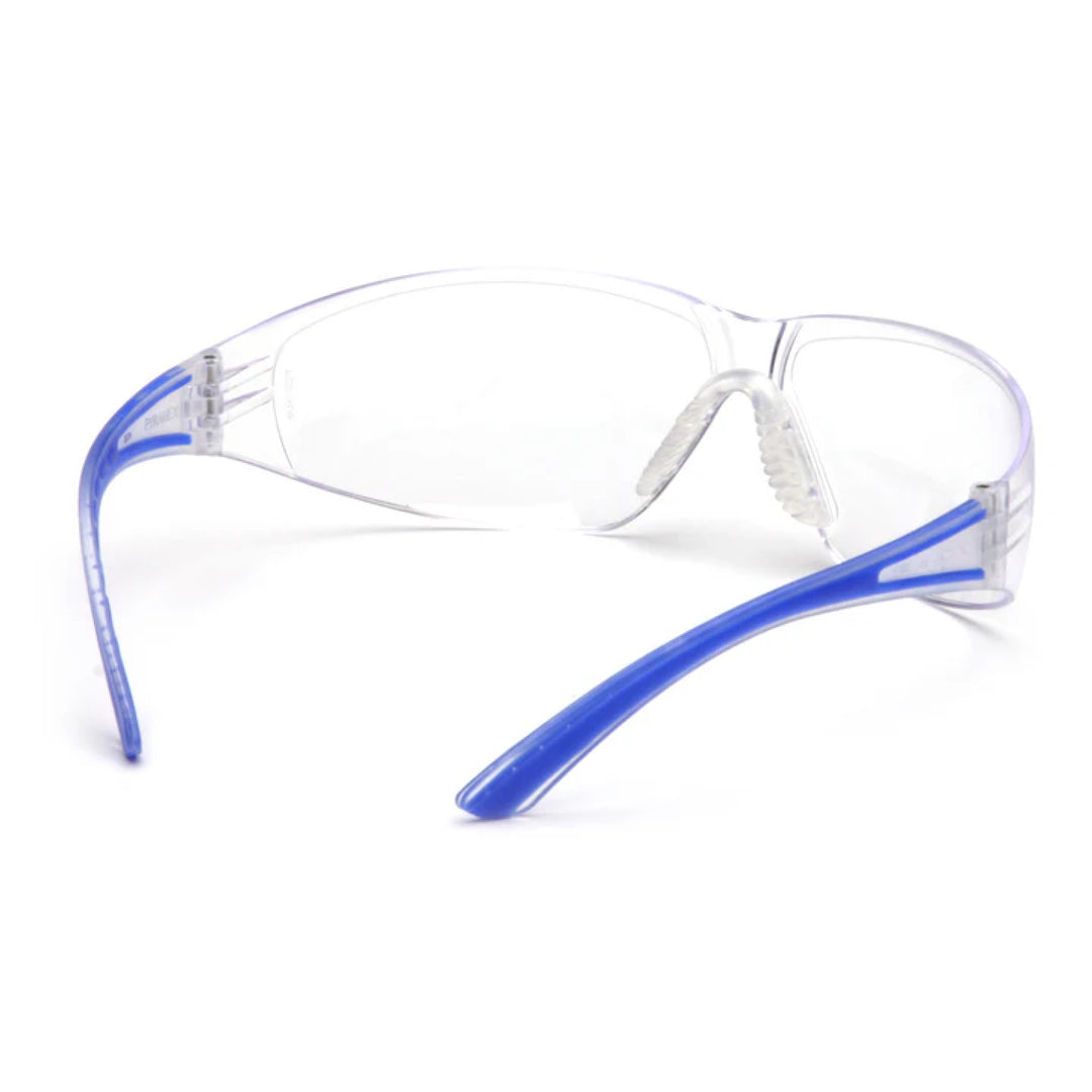Pyramex SN3610S Cortez  Clear Lens with Blue Temples
